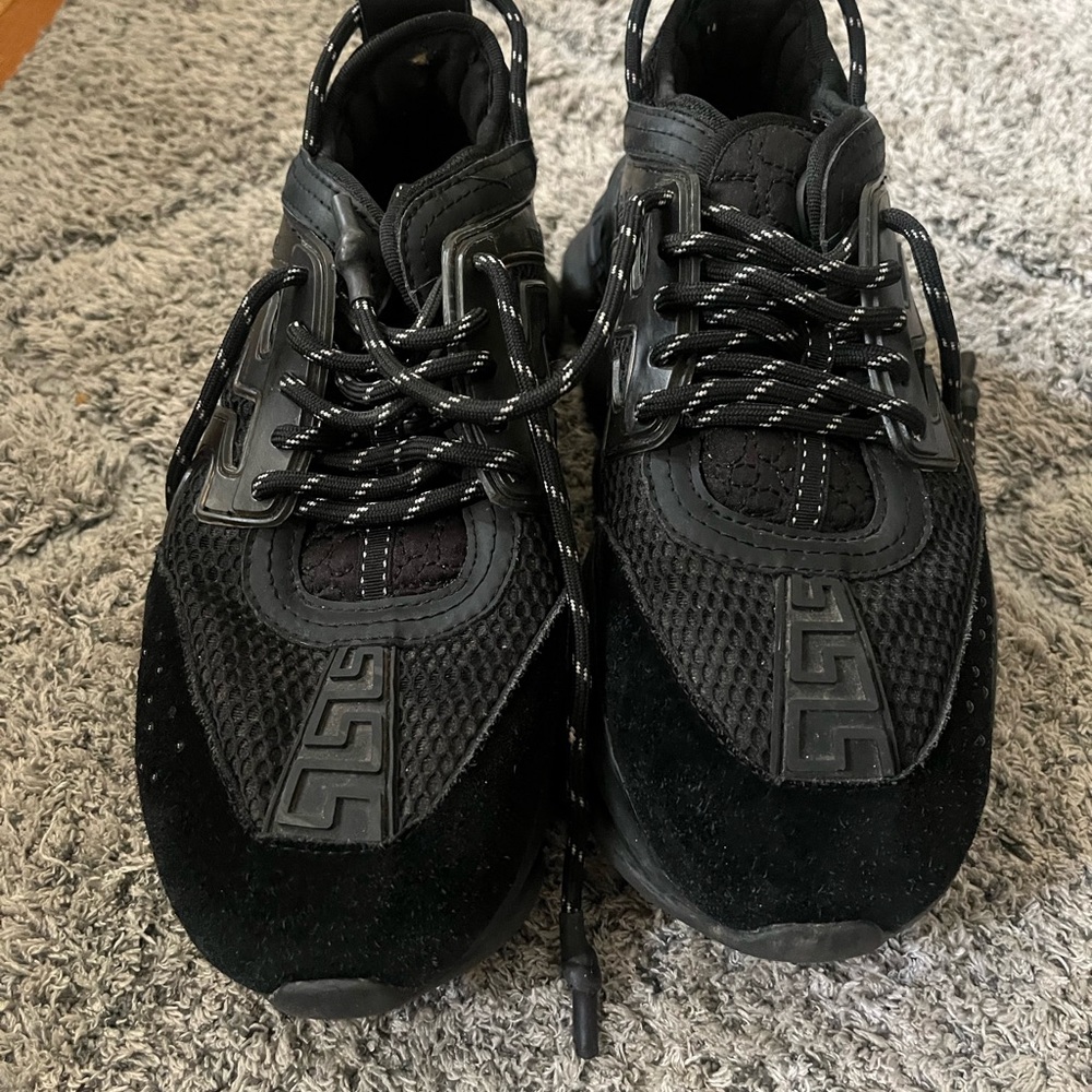 Versace Black Chunky Sneakers